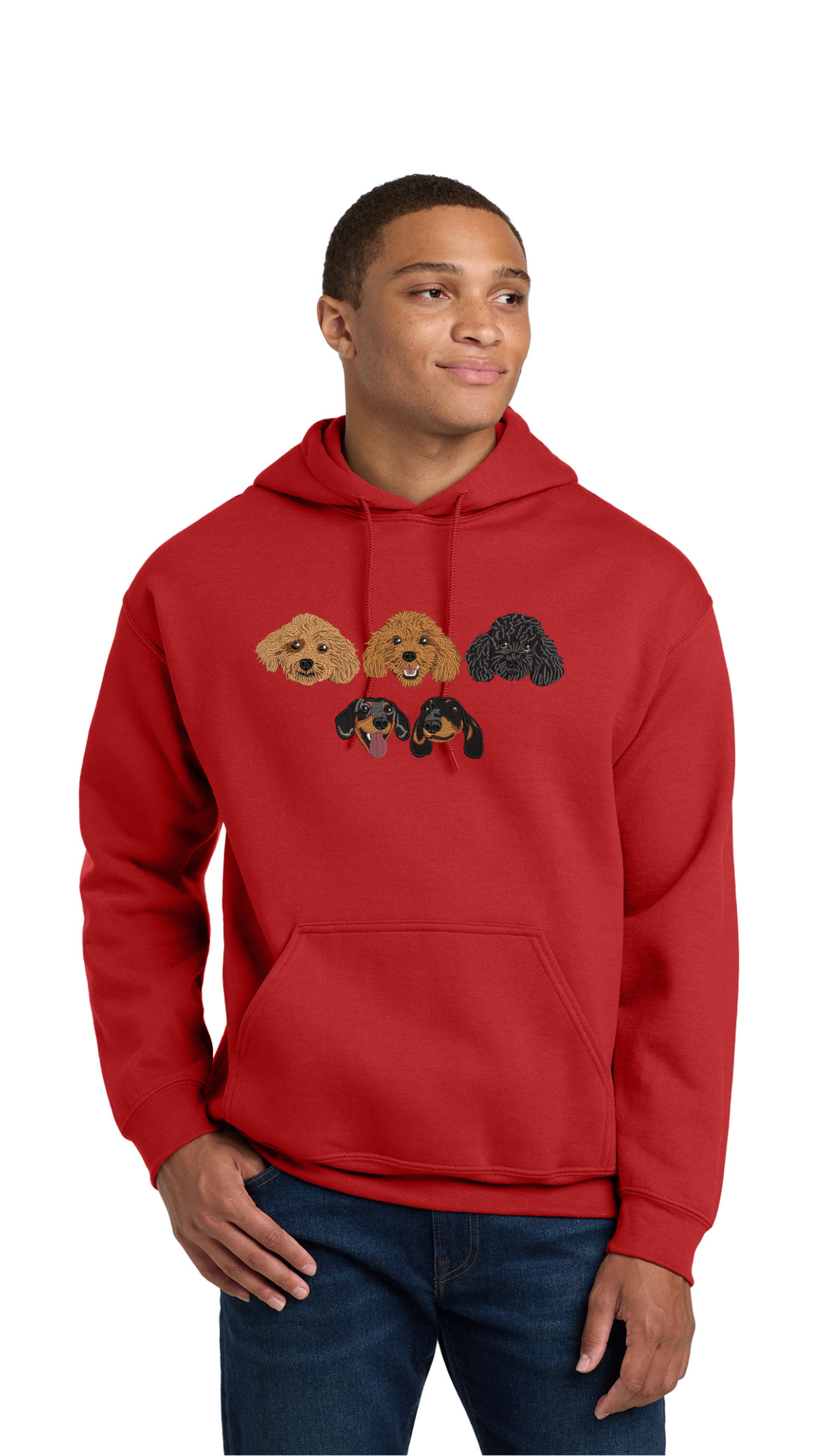 Personalized Pet Hoodie / Suéter con Bordado de tu Mascota (Men)