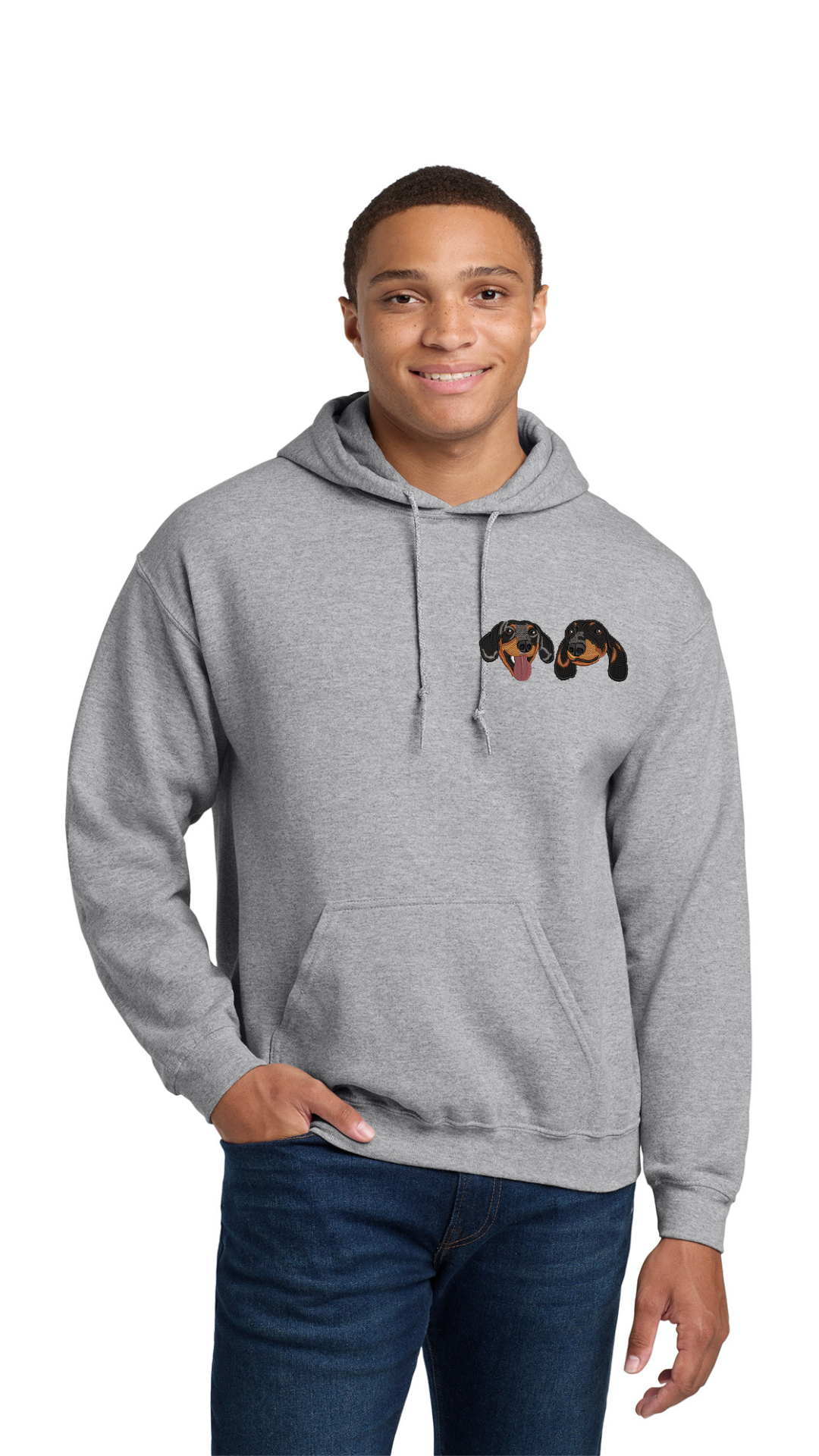Personalized Pet Hoodie / Suéter con Bordado de tu Mascota (Men)