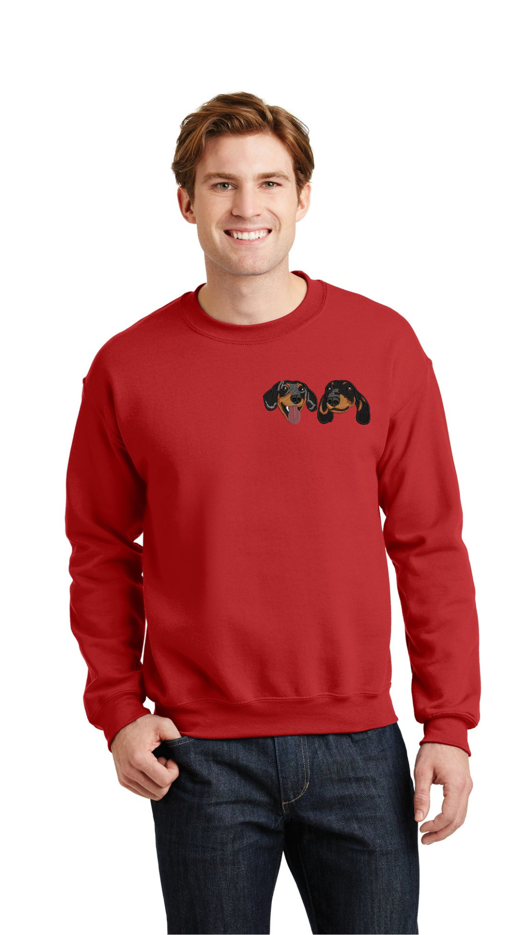 Personalized Pet Crewneck / Crewneck con Bordado de tu Mascota (Men)