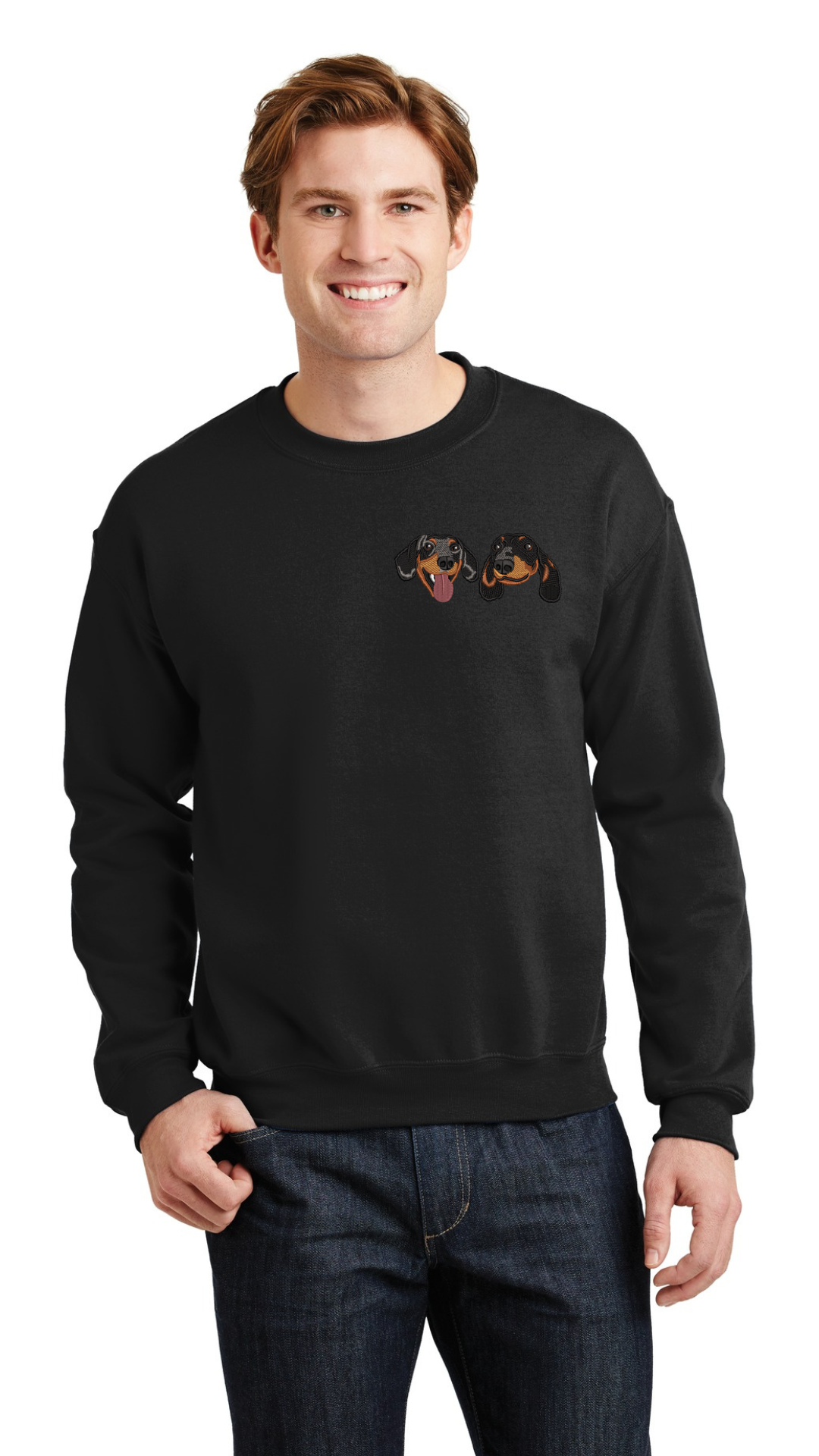 Personalized Pet Crewneck / Crewneck con Bordado de tu Mascota (Men)