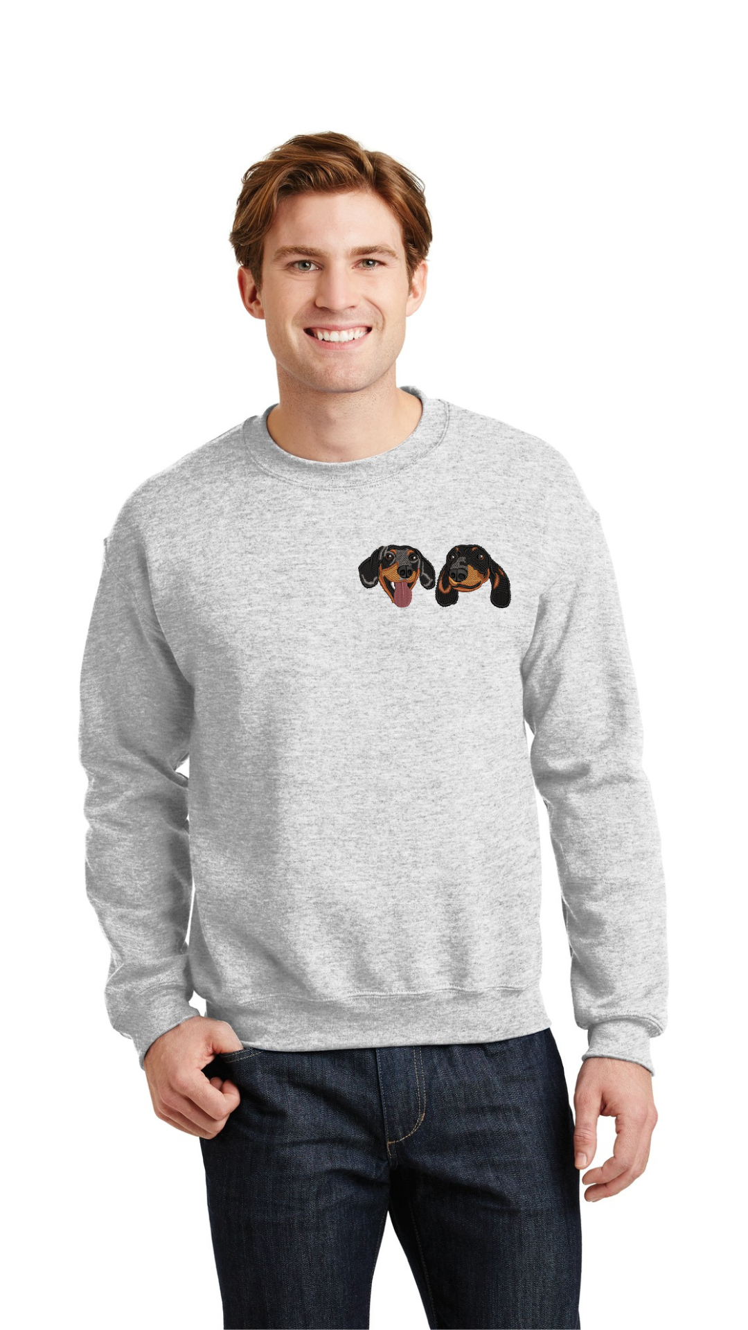 Personalized Pet Crewneck / Crewneck con Bordado de tu Mascota (Men)