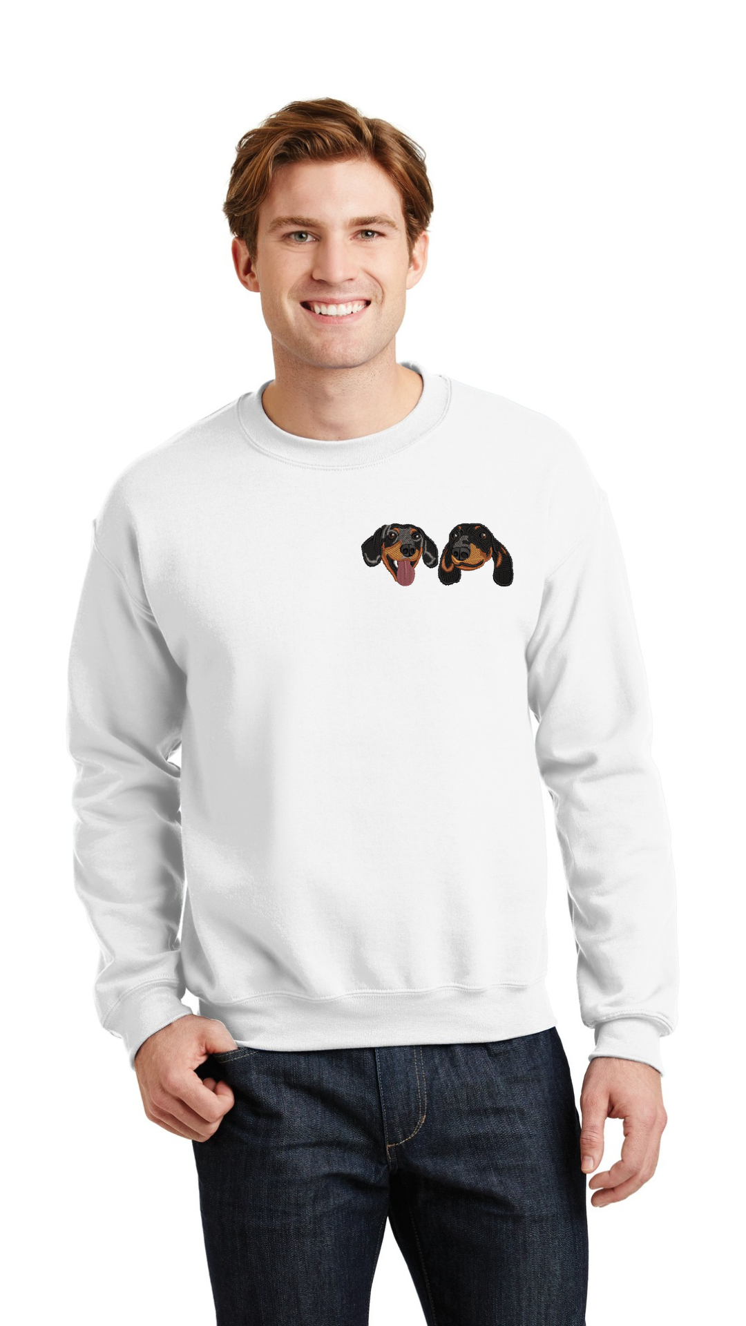 Personalized Pet Crewneck / Crewneck con Bordado de tu Mascota (Men)