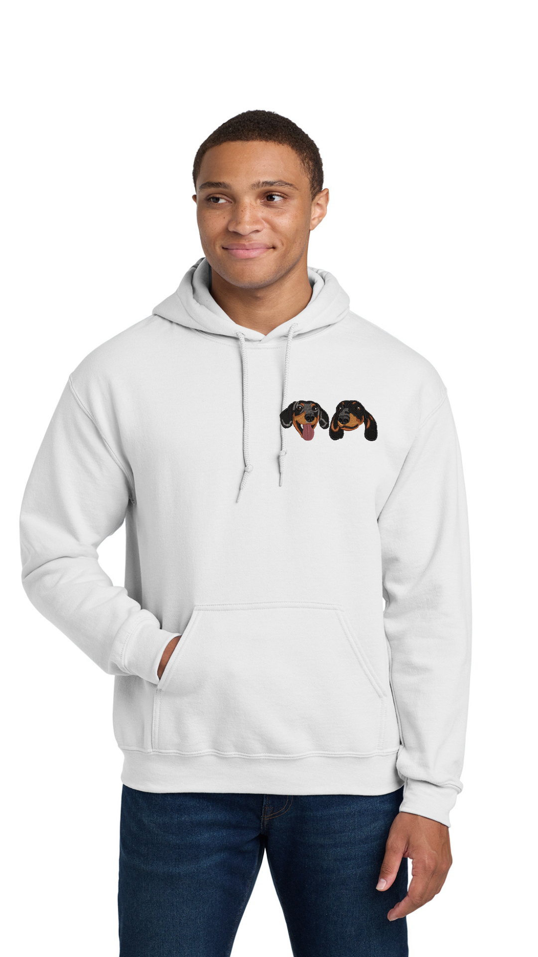 Personalized Pet Hoodie / Suéter con Bordado de tu Mascota (Men)